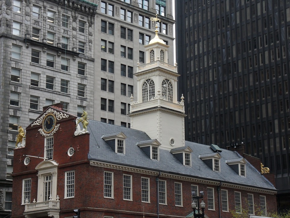 The Old State House in historic Boston, MA.